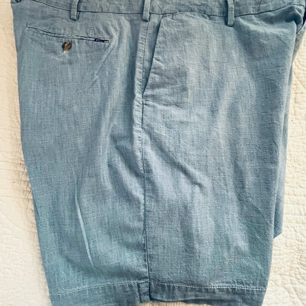 Polo Ralf Lauren short men’s light blue size 40